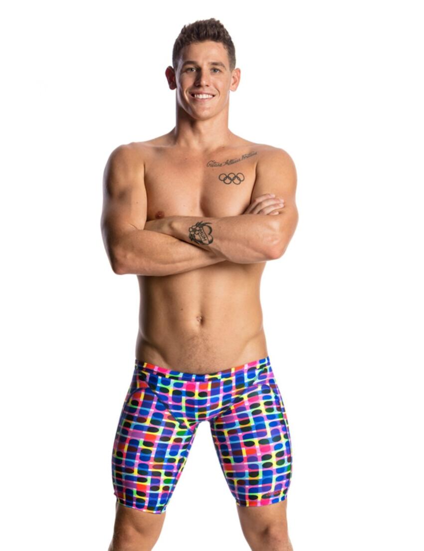 FT37M01776 Funky Trunks Mens Inked Training Jammers - FT37M01776 Inked