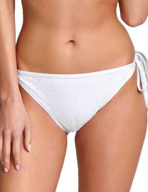SW1258 Panache Anya Crochet Tie Side Bikini Brief - SW1258 White
