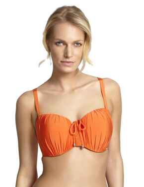 SW0834 Panache Marina Strapless Bikini Top - SW0834 Tangerine