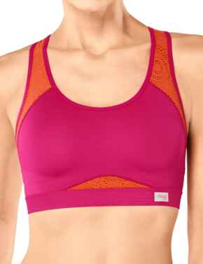 10190422 Sloggi Women Move Fly Underwired Sports Bra - 10190422 Pink/Light Combination