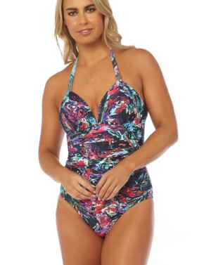 26-2347 SeaSpray Alina Hourglass Buckle Swimsuit - 26-2347 Multi