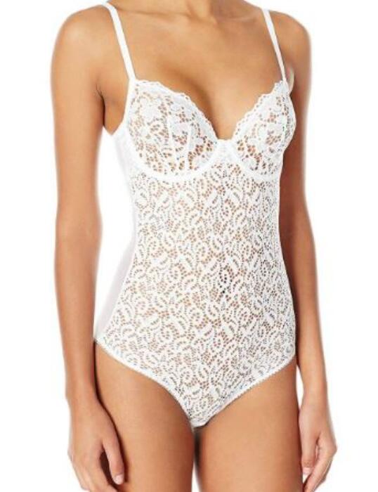 DKNY CLASSIC LACE Bodysuit Body Underwired Non Padded DK7002 Sexy