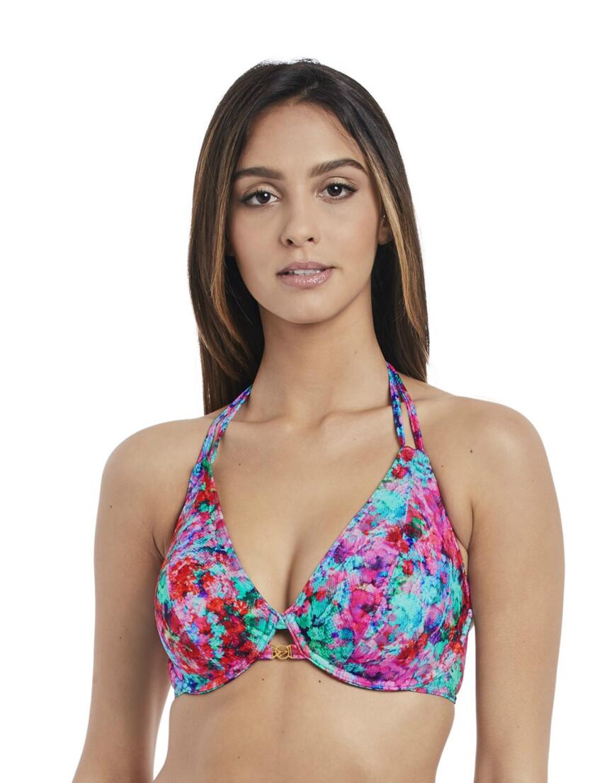 2942 Freya Mamba Underwired Bandless Halter Bikini Top - 2942 Multi