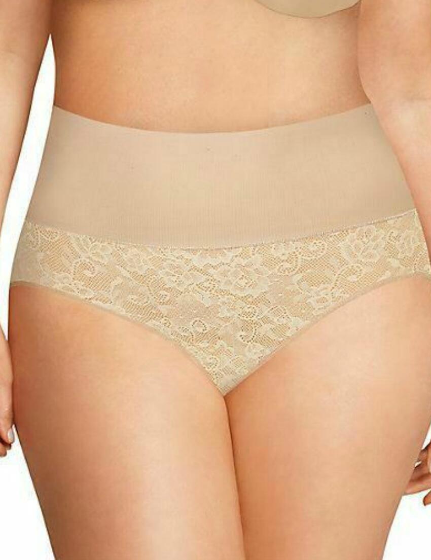 Maidenform TAME YOUR TUMMY SHAPING BRIEF FIRM CONTROL - Shapewear - nude  lace/nude 