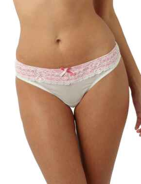5829 Panache Sophie Thong - 5829 Ivory/Pink