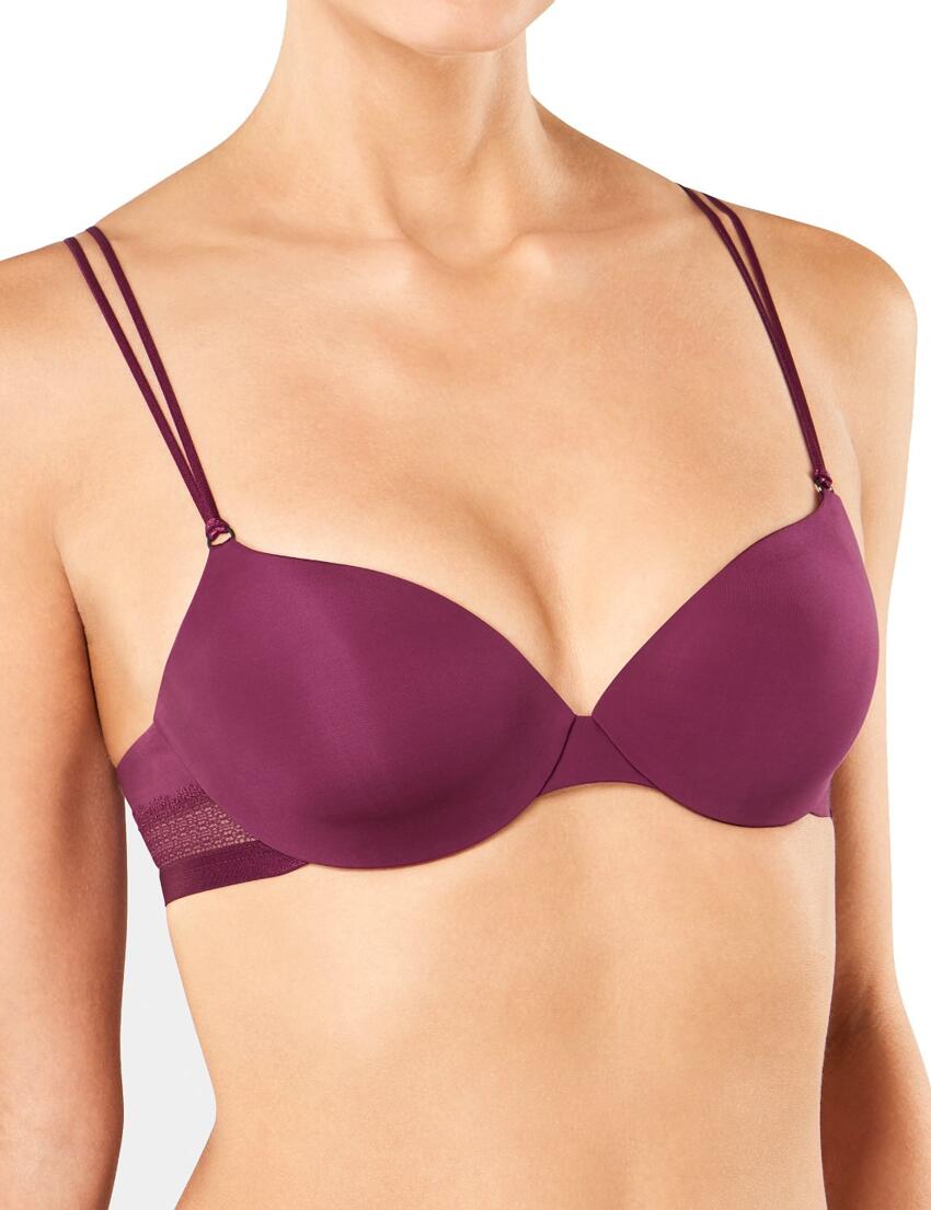 10186018 Sloggi S Silhouette Underwired Padded Bra - 10186018 Bordeaux