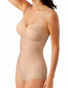 P2858 Playtex I Can't Believe It's A Girdle All In One Bodysuit - P2858 Beige