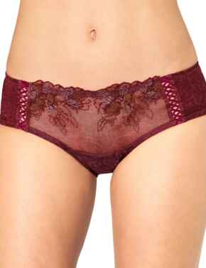 10191020 Triumph Sublime Florale Hipster Brief - 10191020 Bordeaux