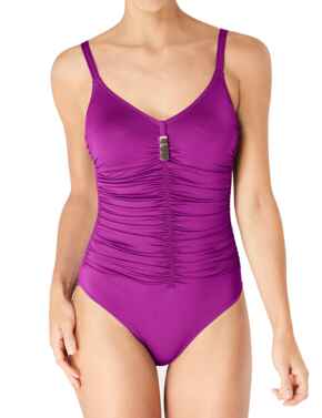 10187122 Triumph Sheen Elegance Swimsuit - 10187122 Purple