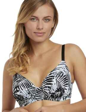 6488 Fantasie Kiso Valley Gathered Full Cup Bikini Top - 6488 Monochrome