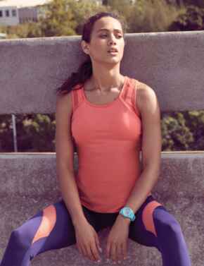 S066E Shock Absorber ActiveWear Sports Top - S066E Coral