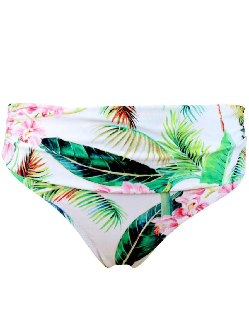 Pour Moi Tropics Fold Over Bikini Brief Bottoms 14503