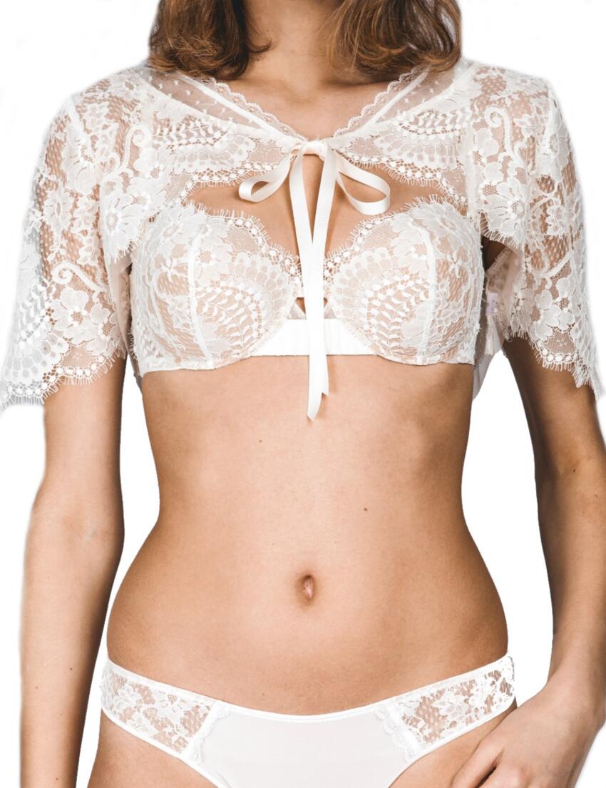 17572 Maison Lejaby Oui Lejaby Shoulder Bolero - 17572 Ivory (Lys)