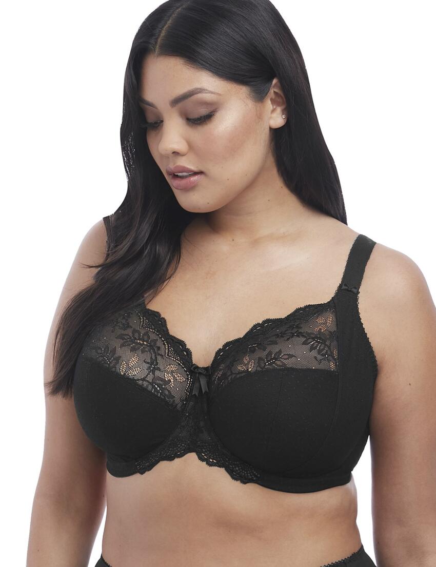 4440 Elomi Meredith Banded Bra - 4440 Black