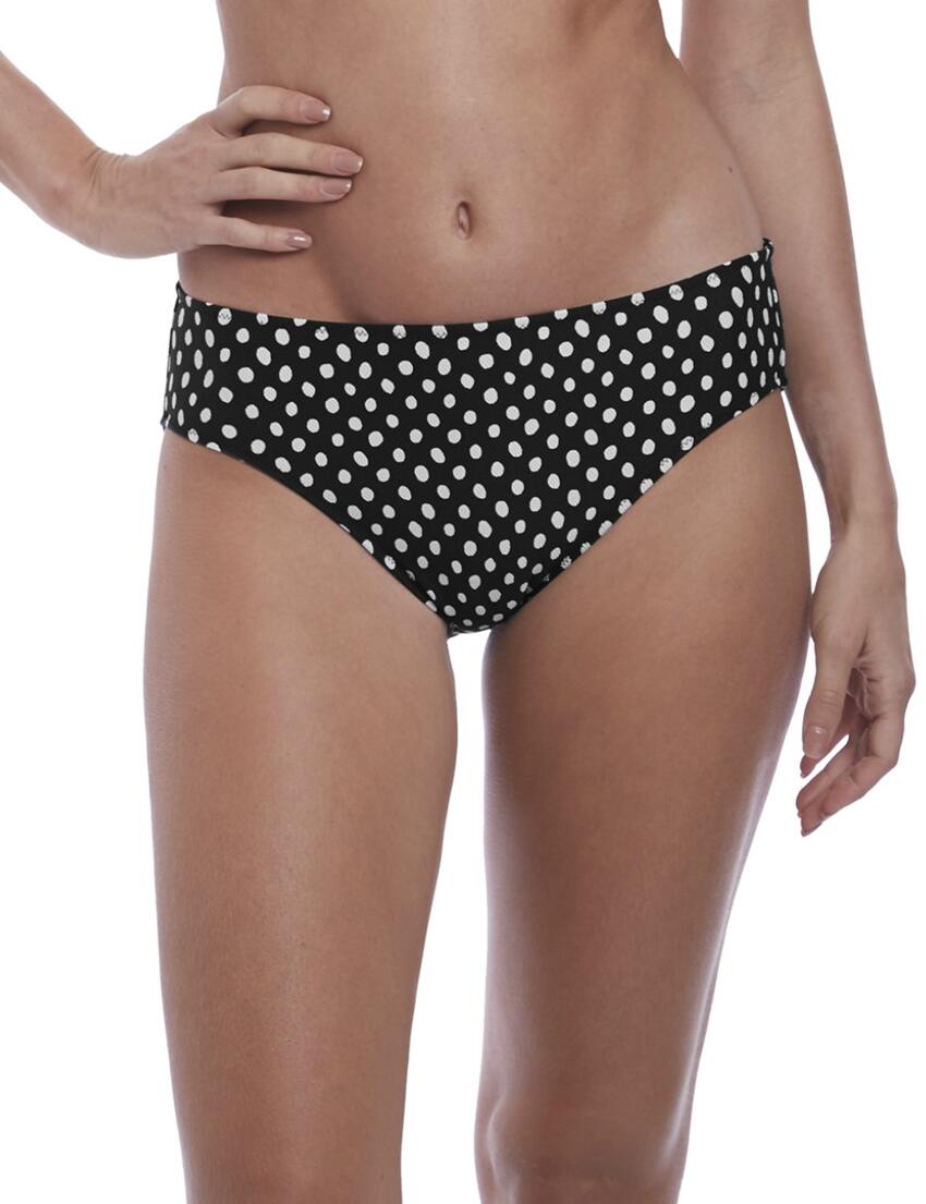 6725 Fantasie Santa Monica Mid Rise Brief - 6725 Black/White
