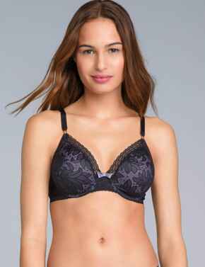 Playtex Invisible Elegance Underwired Full Cup Bra Black