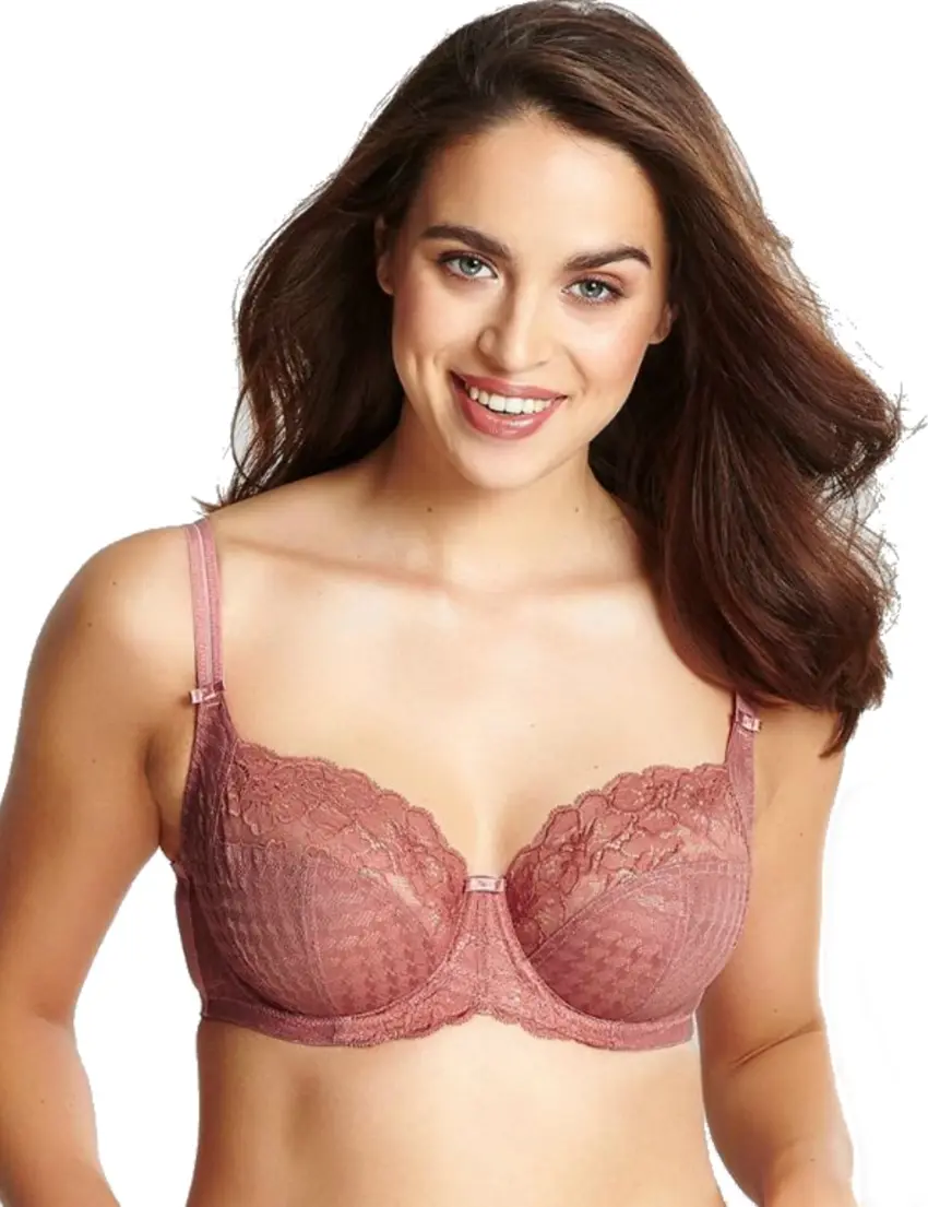 34E Bra Size in Black Envy by Panache Four Section Cup, Lace Cup and Multi  Section Cups Bras