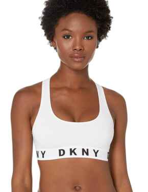 DK4519 DKNY Cozy Boyfriend Energy Bralette - DK4519 White
