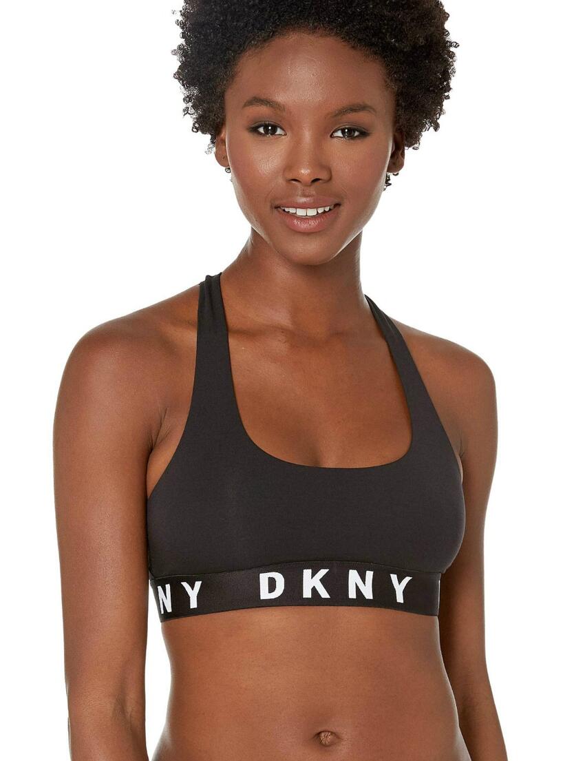 DK4519 DKNY Cozy Boyfriend Energy Bralette - DK4519 Black