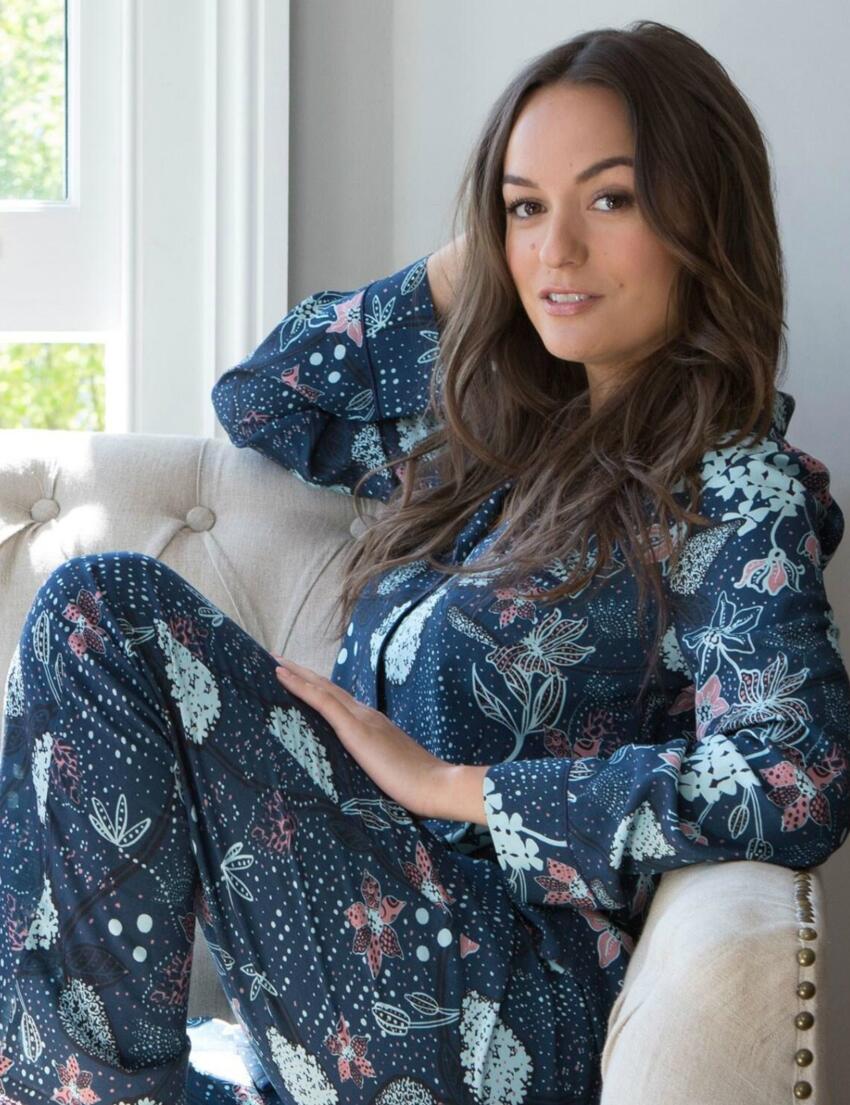 7576 Pour Moi Twilight Pyjama Set  - 7576 Navy