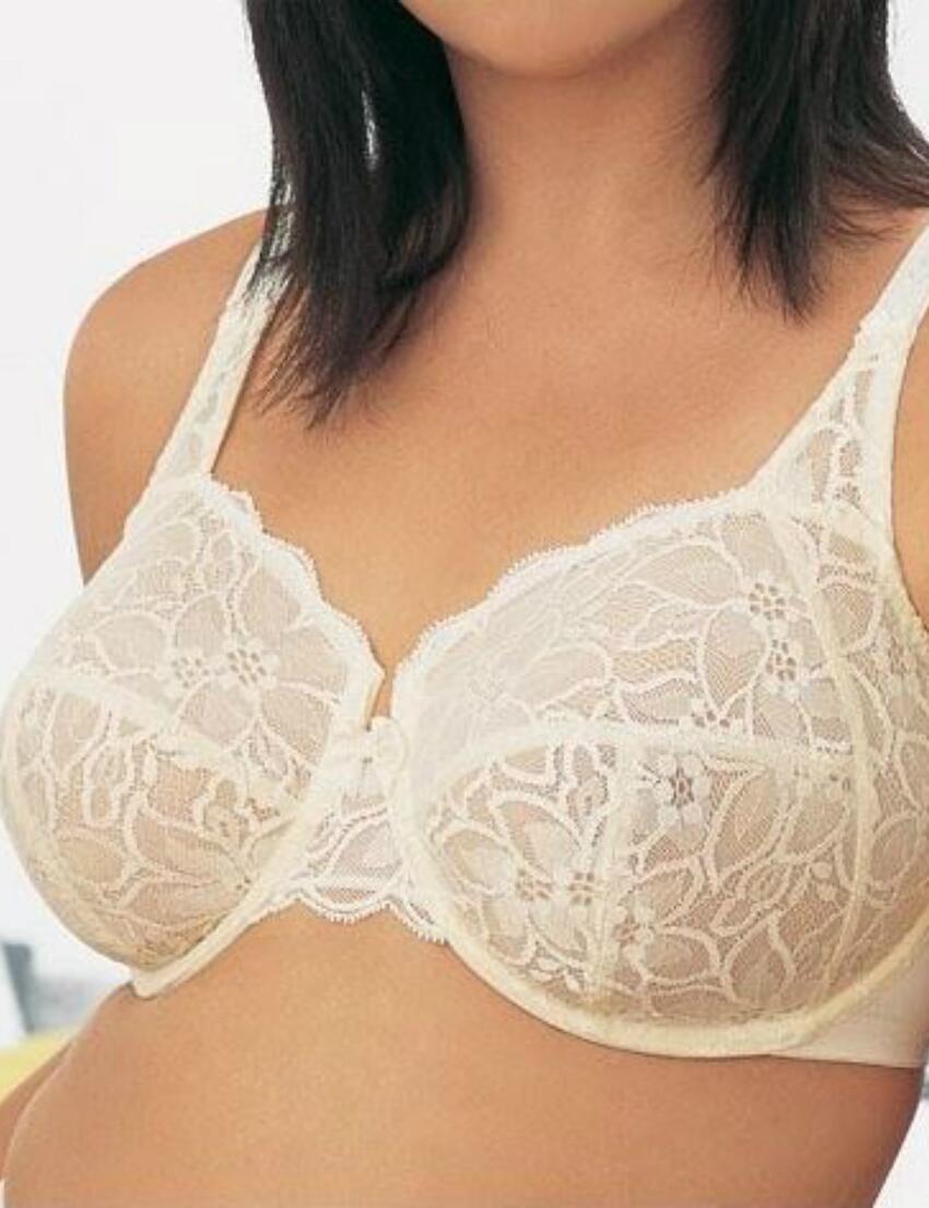 5010 Goddess Luxury Lace Bandless Bra - 5010 Ivory