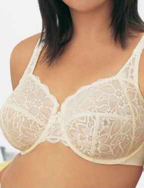 5010 Goddess Luxury Lace Bandless Bra - 5010 Ivory