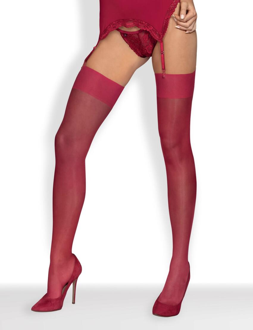 S800 Obsessive Stockings - S800 Ruby