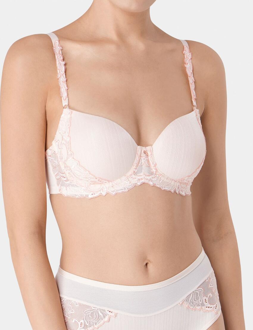 10180886 Triumph Iris Florale Padded WP Bra - 10180886 Orange Highlight