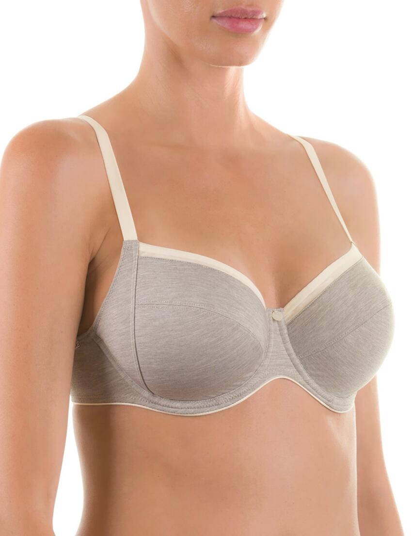 805867 Conturelle By Felina Pretty Daily Underwired Bra - 805867 Silver Melange