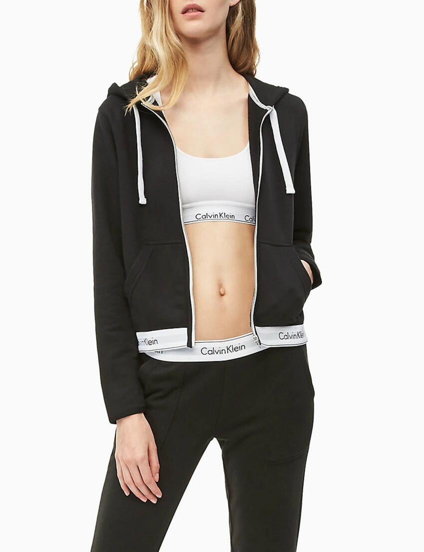 Calvin Klein Modern Cotton Lounge Hoodie Top - Belle Lingerie