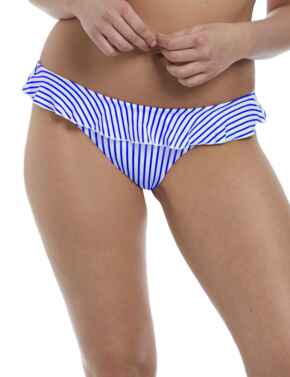 6554 Freya Totally Stripe Italian Bikini Brief - 6554 Cobalt