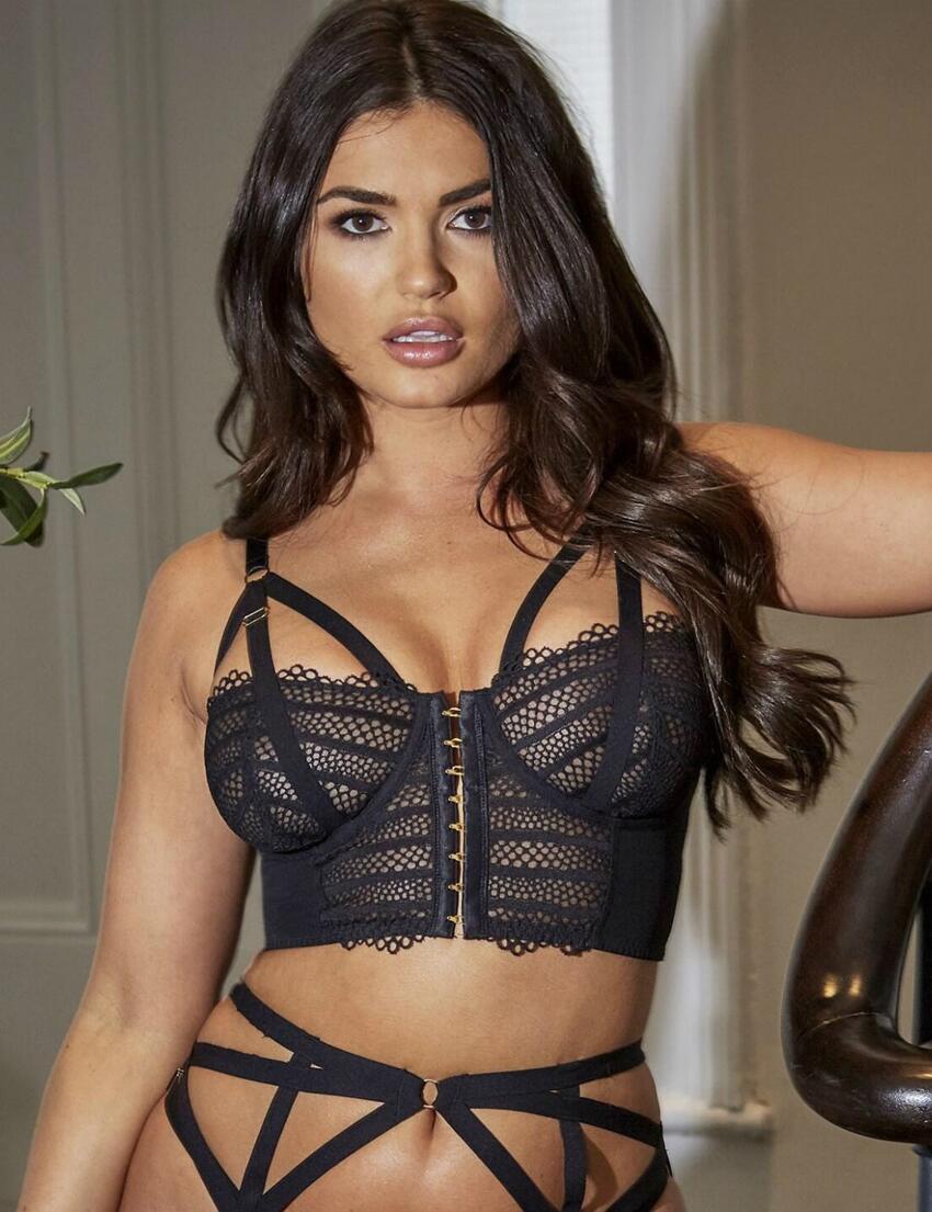 18202 Pour Moi Intense Longline Bra - 18202 Black