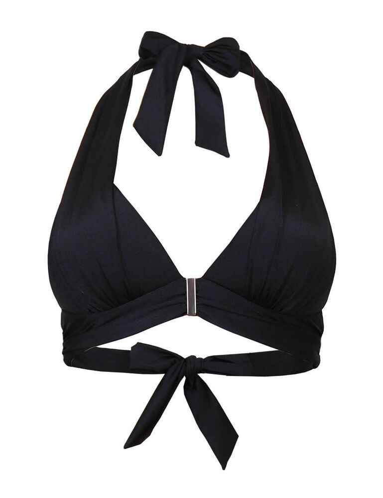 Pour Moi Cote D'Azur Padded Halterneck Control Swimsuit - Belle Lingerie
