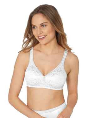 Triumph Elegant Cotton Wireless Bra White