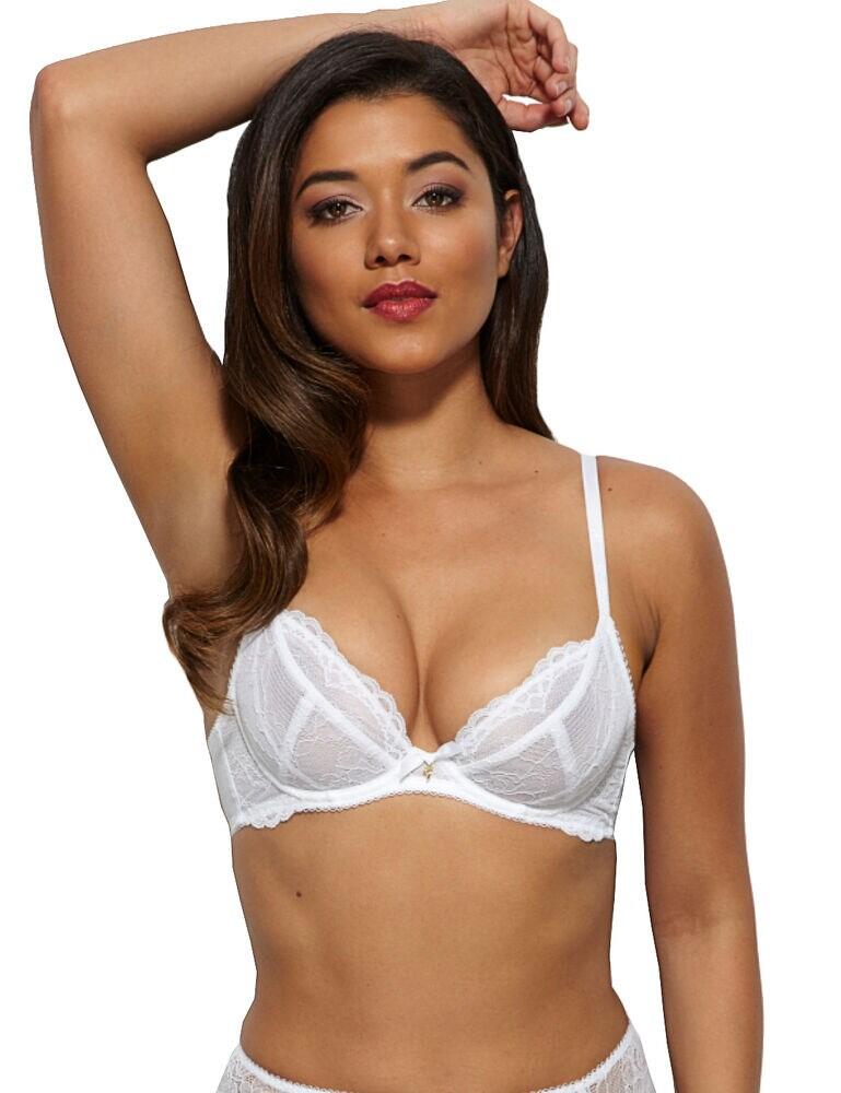 Gossard 7725 Superboost Lace Non-padded Plunge Bra in White