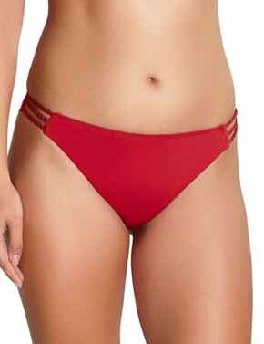 SW0838 Panache Swim Marina Brazilian Bikini Brief - SW0838 Java Red