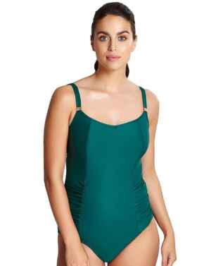 SW0880 Panache Anya Twist Balconette Swimsuit - SW0880 Forest
