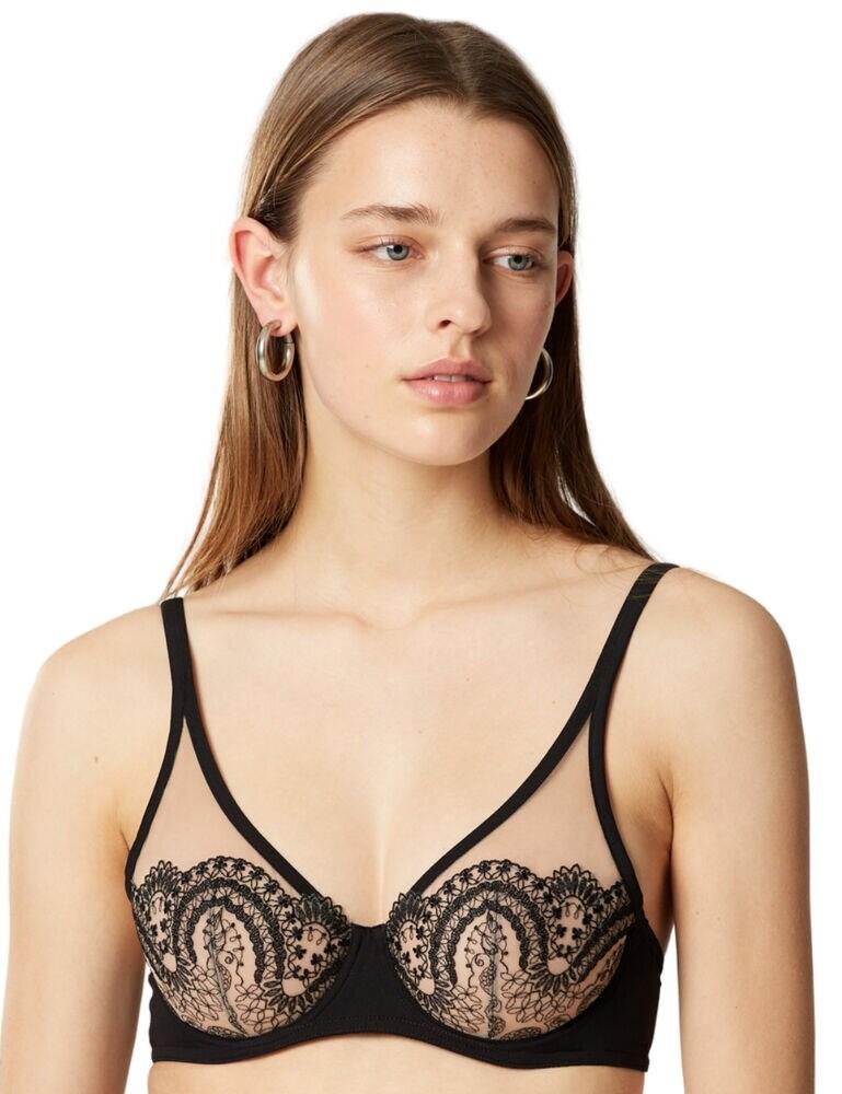 18033 Maison Lejaby Tatoo Underwired Full Cup Bra - 18033 Noir