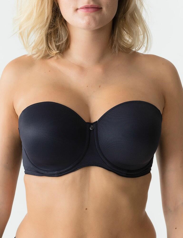 0162348 Prima Donna Perle Padded Strapless Bra - 0162348/0162349 Charcoal