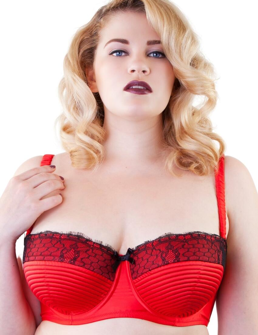 PPCC101R Playful Promises Portia Full Cup Bra - PPCC101R Flame Red