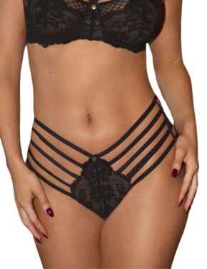 19203 Contradiction by Pour Moi Statement Strapped Brief - 19203 Black