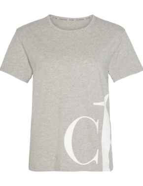 000QS6487E Calvin Klein CK One Crew Neck T-shirt Top - QS6487E Grey Heather