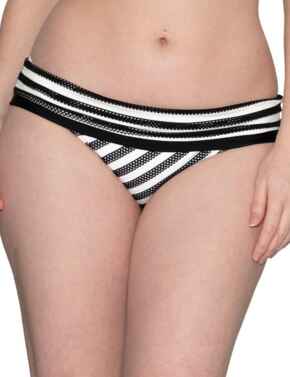 CS012503 Curvy Kate Sunseeker Foldover Bikini Brief - CS012503 Monochrome