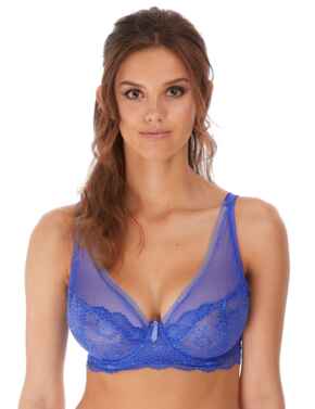 Expression Underwire Demi Plunge Moulded Bra AA5490 - Pacific Blue
