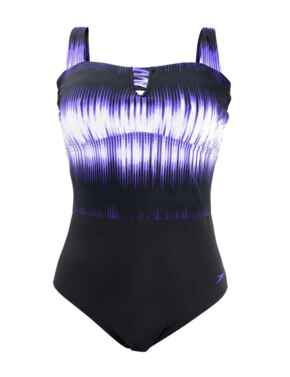8108348281 Speedo Sculpture LunaDream Swimsuit - 8108348281 Black/Blue