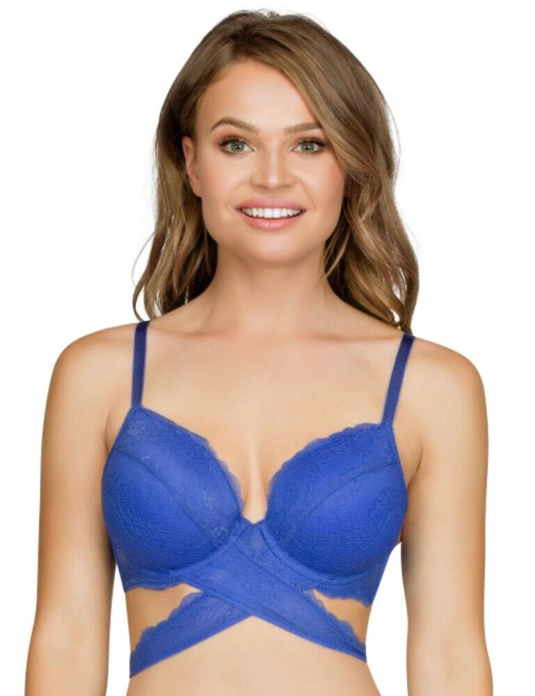  Parfait Amour Padded Plunge Bra in Dazzling Blue