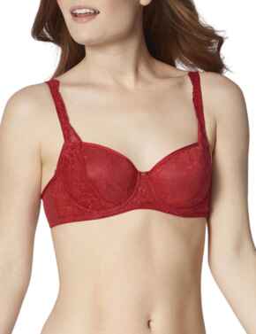 Triumph Amourette Charm Padded Bra in Spicy Red