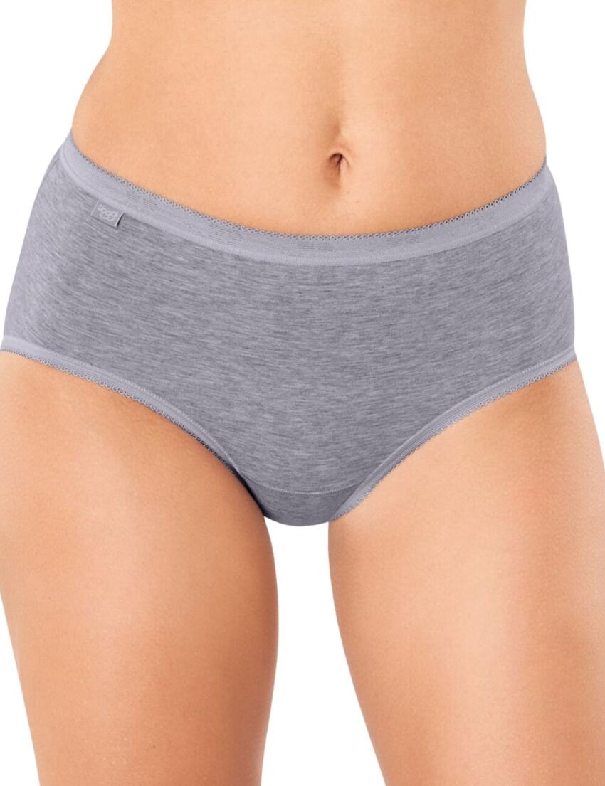 Sloggi Basic+ Midi Brief in Grey Combination