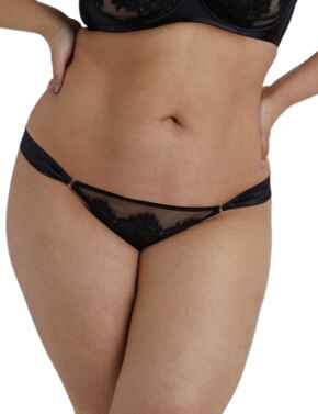 Playful Promises Anneliese Curve Brazilian Brief in Black