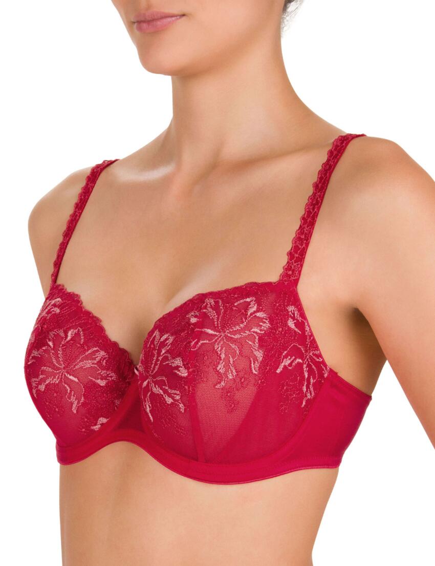 Conturelle by Felina Wild Lily Balcony Bra Lipstick